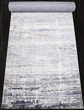 Круглый ковровая дорожка PERU D060A D.GREY SHIRINK / BLUE FDY