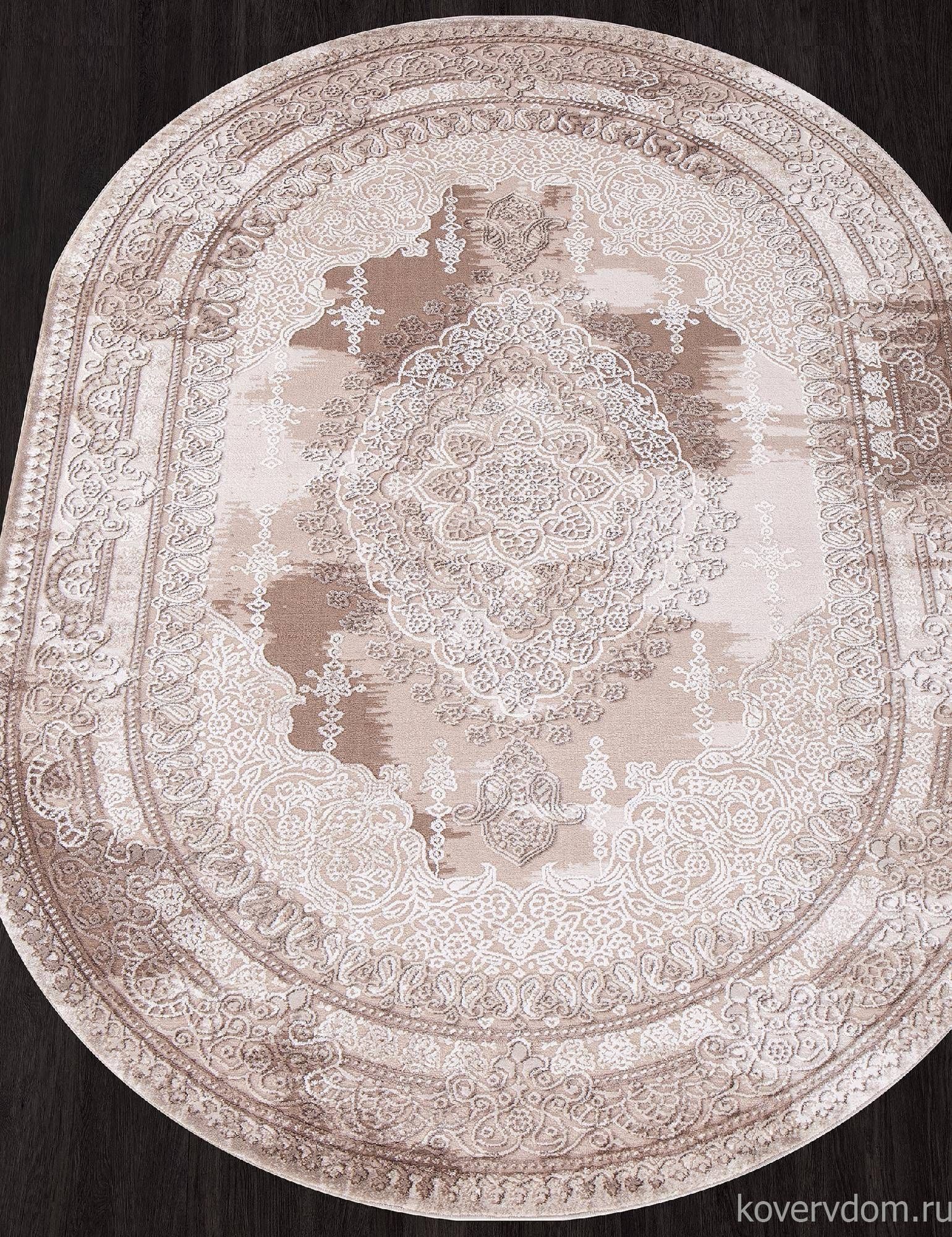 Ковер ARMINA 03704A BROWN / BROWN Овал Ковер ARMINA 03704A BROWN / BROWN Овал