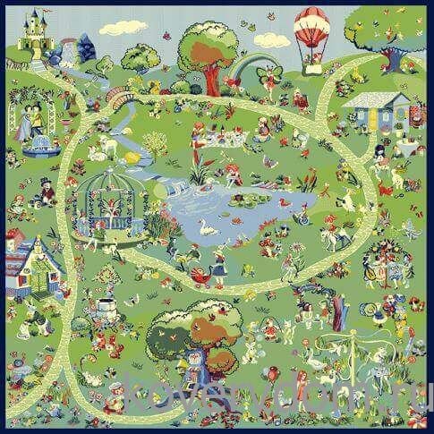 Детский развивающий ковер PTT Sorona Фантазия  Детский развивающий ковер PTT Sorona Фантазия