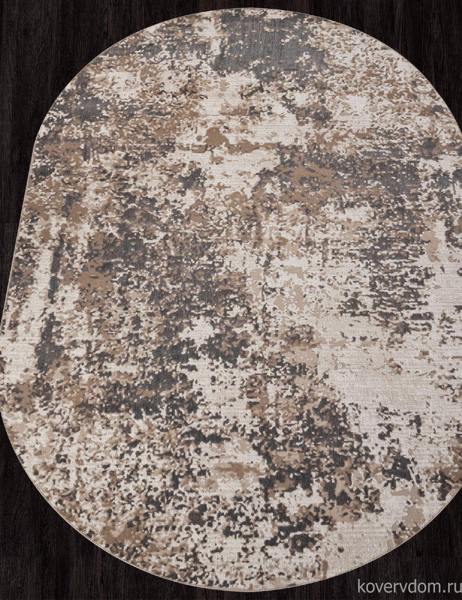 Ковер SIESTA M028A CREAM / GRAY Овал