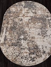 Круглый ковер SIESTA M028A CREAM / GRAY Овал