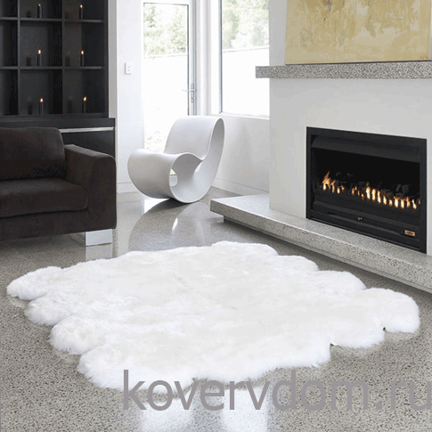 Овчина высокоплотная (накидка/ковер) ВОСЬМЕРНАЯ слоновая кость   Овчина высокоплотная (накидка/ковер) ВОСЬМЕРНАЯ слоновая кость