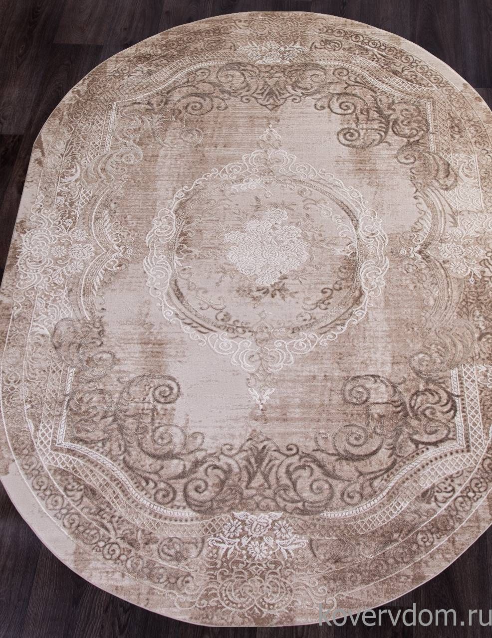 Ковер ARMINA 03707A BROWN / BROWN Овал Ковер ARMINA 03707A BROWN / BROWN Овал