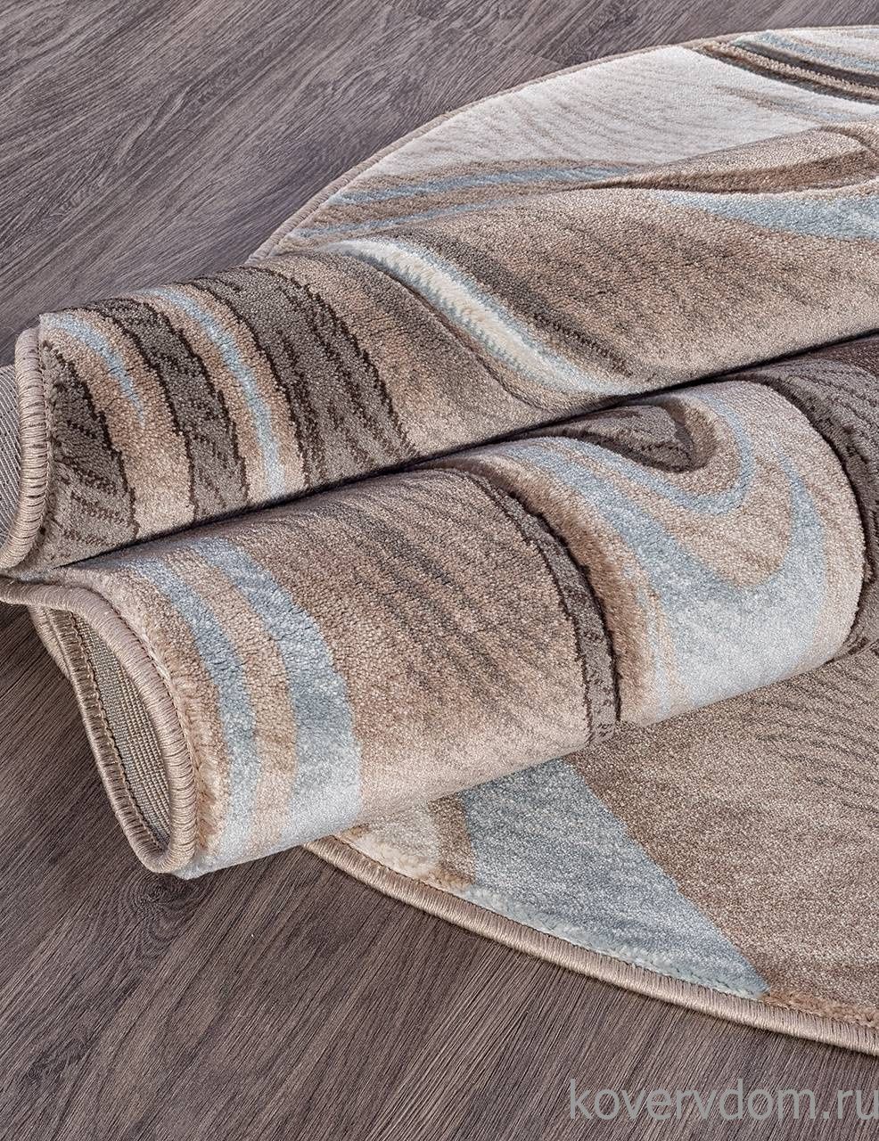 Ковер MEGA CARVING 1385 BEIGE Овал