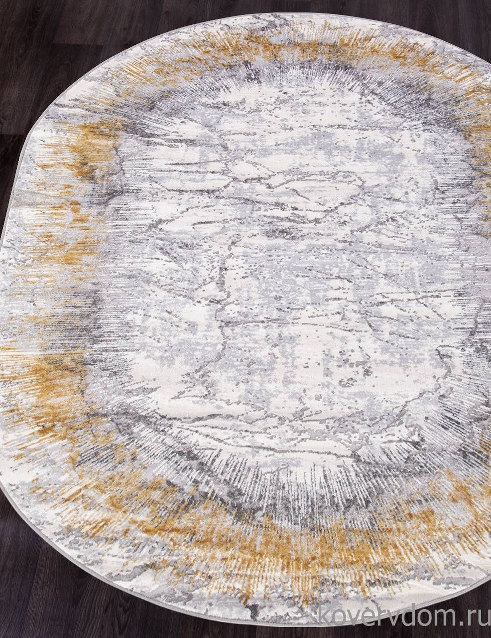 Ковер MODA 9802 ACIK GRI Овал Ковер MODA 9802 ACIK GRI Овал