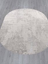 Ковер в зал LIMAN-A F169 CREAM-GRAY Овал