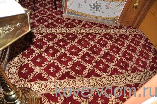 Ковровое покрытие с укладкой в храм