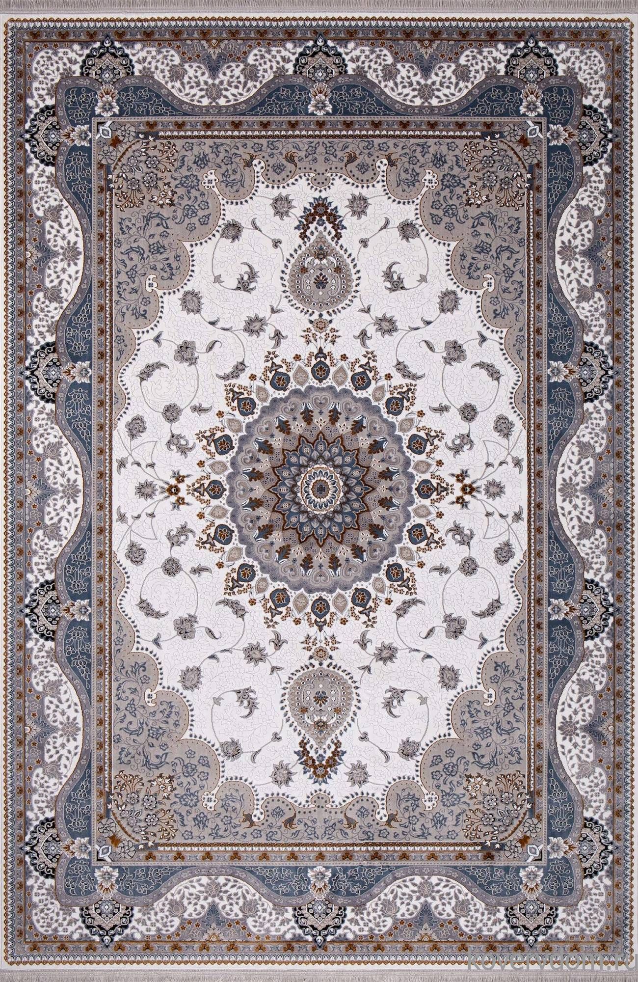 Ковер CASABLANKA 9733A WHITE / WHITE Ковер CASABLANKA 9733A WHITE / WHITE