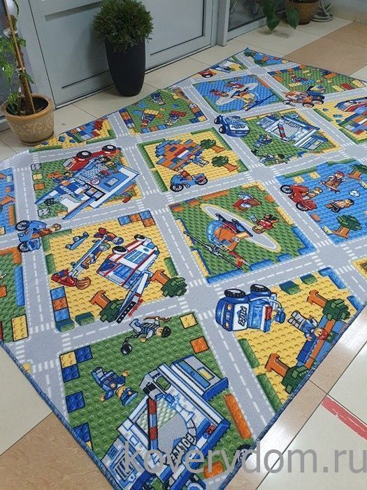 Детский ковер-палас Ого ЛЕГО 
