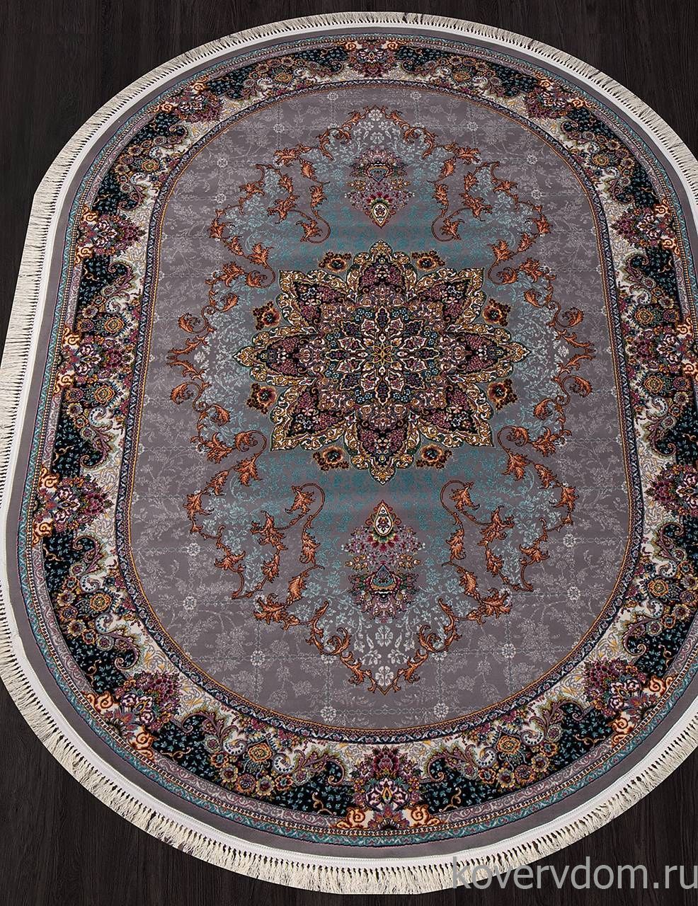 Ковер TEHRAN 7686 GRAY Овал
