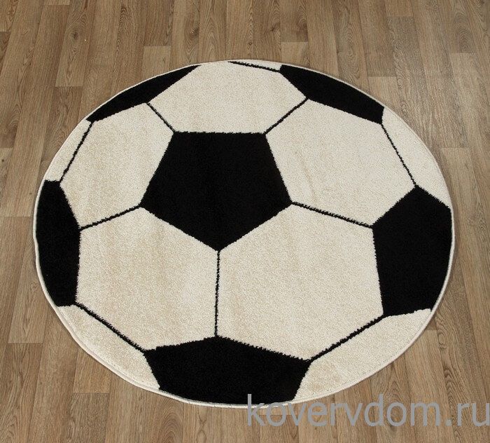 Ковер детский FUNKY TOP KIK cream ROUND