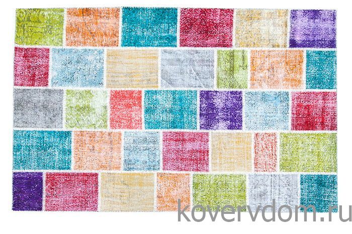 Винтажный ковер пэчворк ручной работы Vintage Look at Me P-7292 Винтажный ковер пэчворк ручной работы Vintage Look at Me P-7292