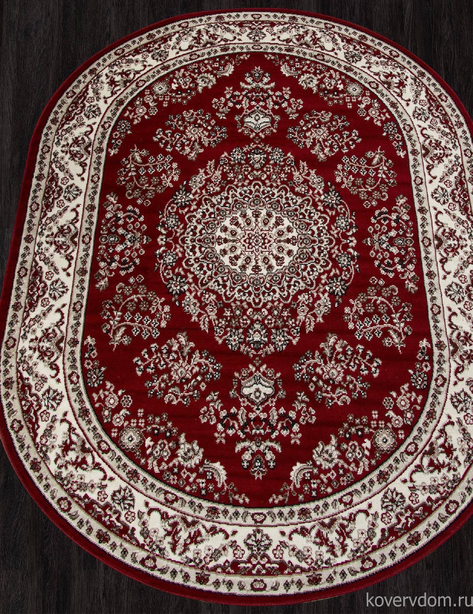 Ковер GAVANA-A D285 RED Овал