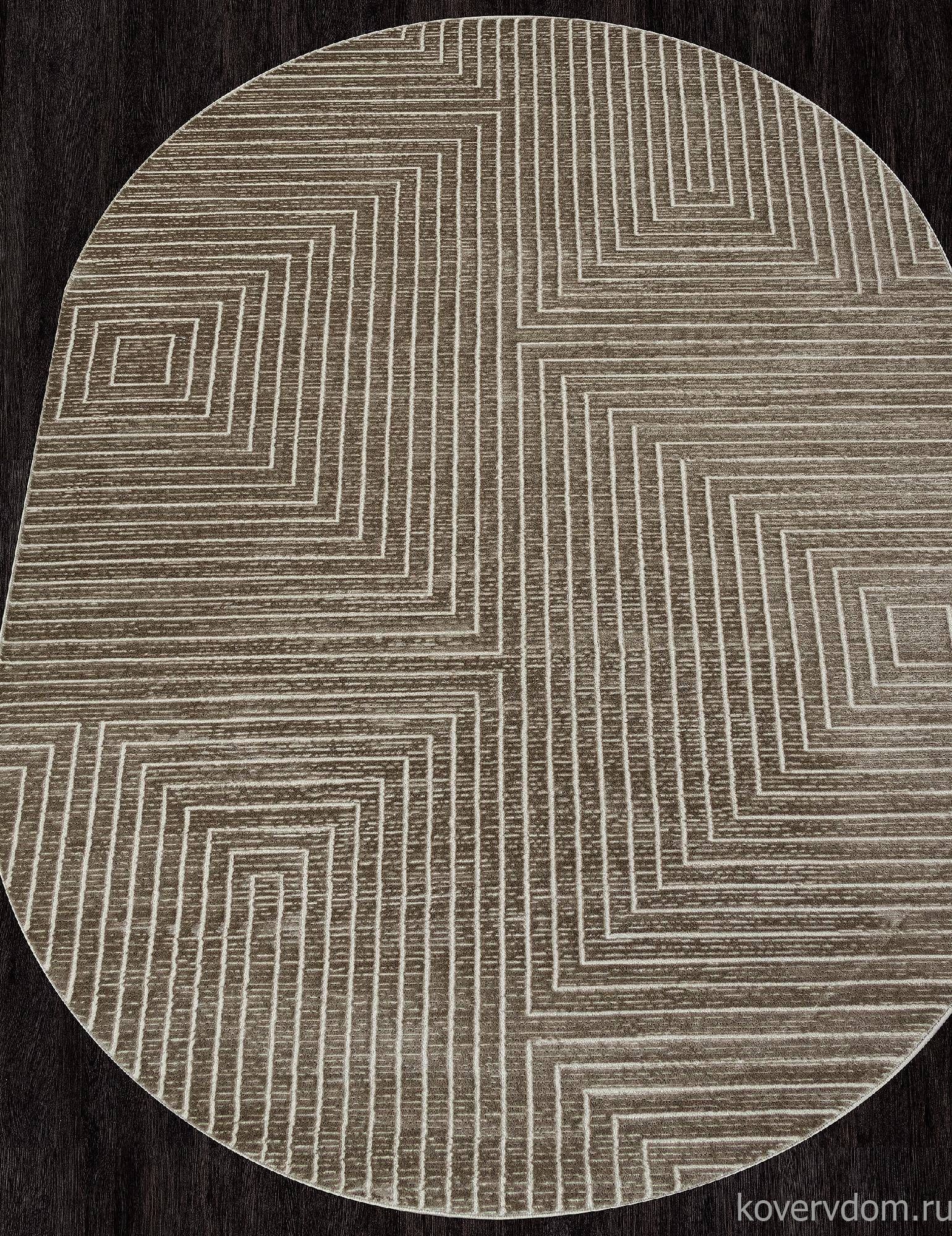 Ковер SIROCCO E256AL BROWN / BEIGE Овал Ковер SIROCCO E256AL BROWN / BEIGE Овал