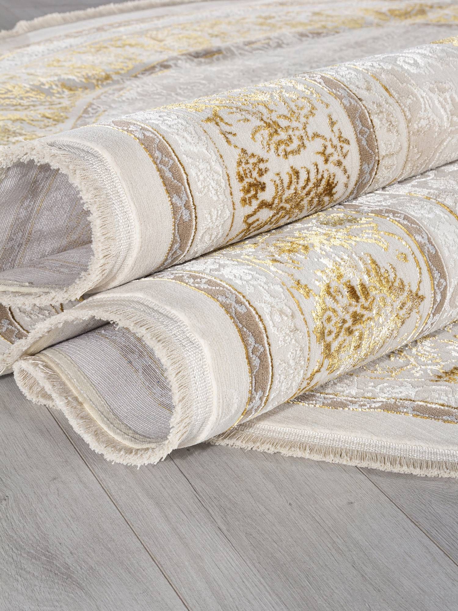 Ковер ZARINA A123B CREAM / GOLD FDY Овал