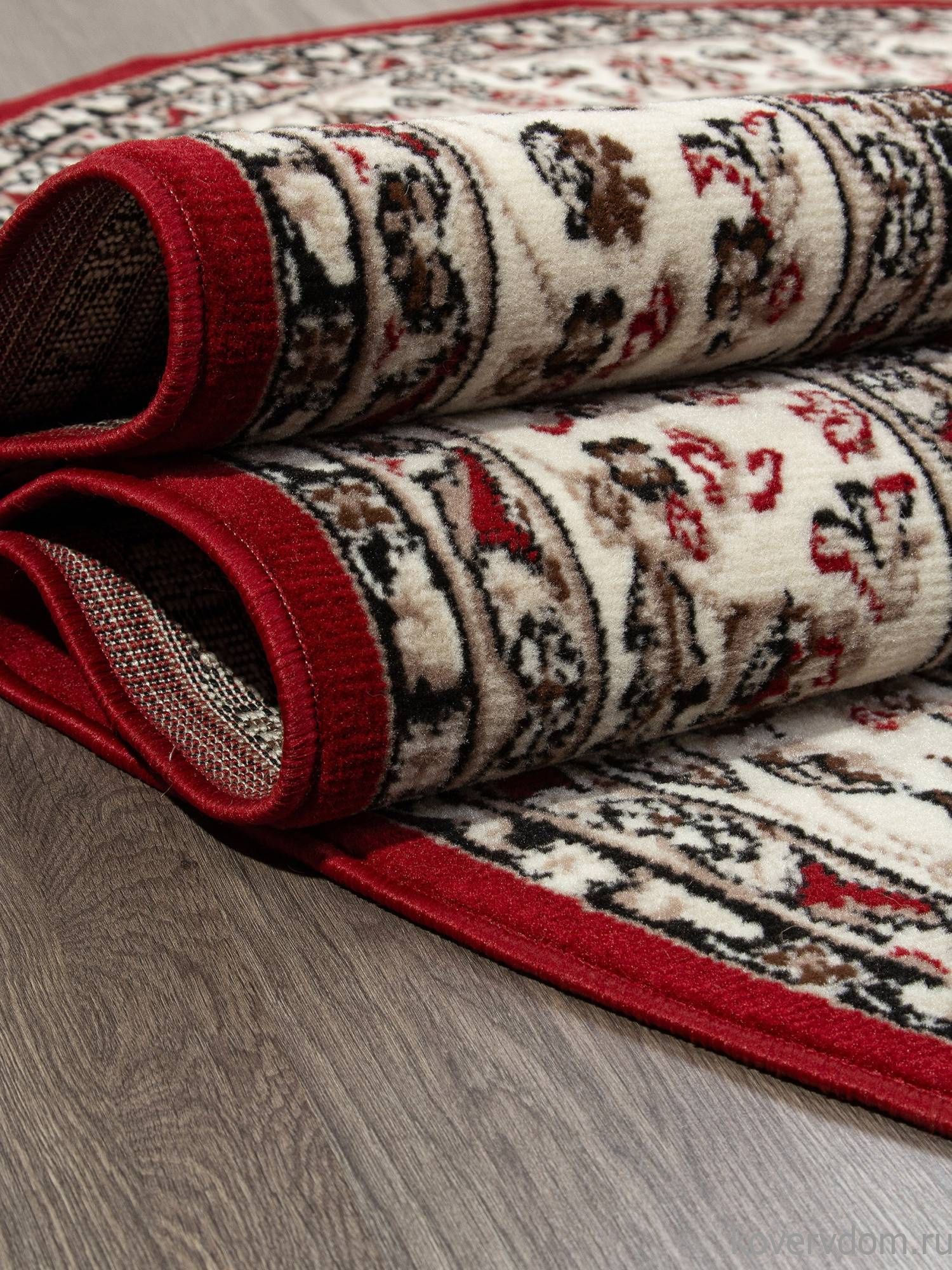 Ковер GAVANA D411 RED Овал