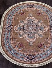 Ковер SHAHREZA D727 BROWN Овал