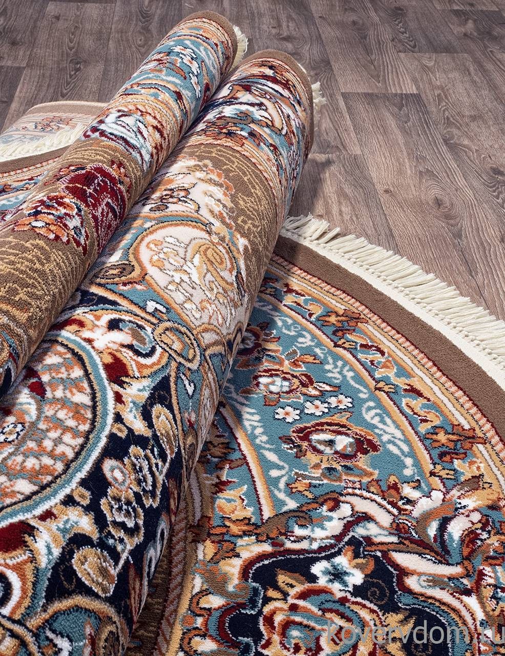 Ковер SHAHREZA D727 BROWN Овал Ковер SHAHREZA D727 BROWN Овал