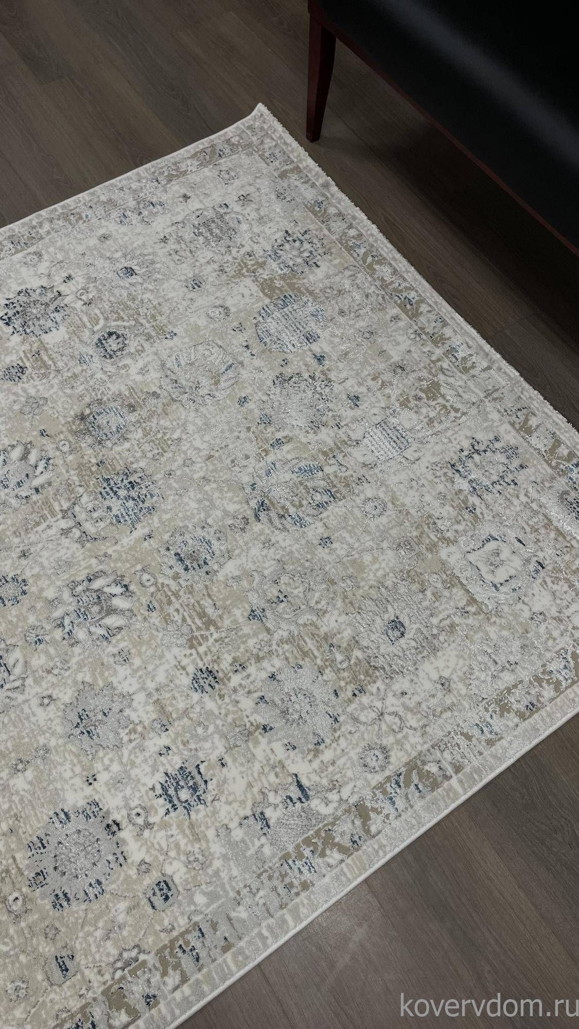 Ковер LILY 9312A S.WHITE / P.BLUE