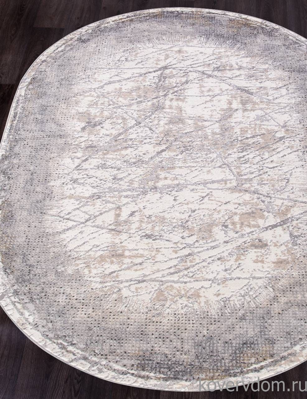 Ковер MODA 9804 ACIK GRI Овал Ковер MODA 9804 ACIK GRI Овал