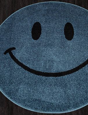 Ковер SMILE 2 NC19 BLUE Круг