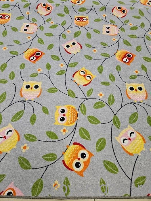 Детский ковер-палас OWLS серый Детский ковер-палас OWLS серый