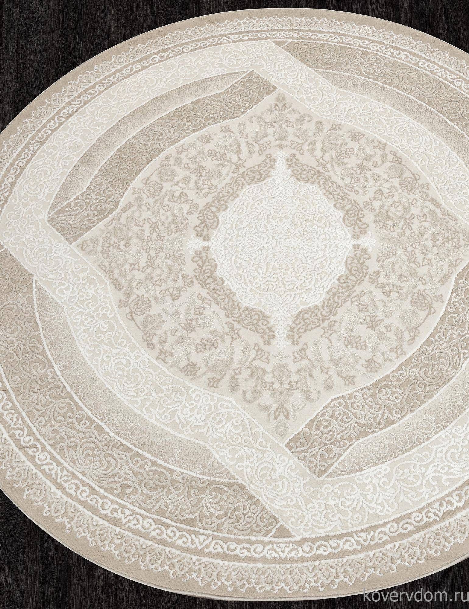 Ковер ARMINA 04088A BROWN / BROWN Круг Ковер ARMINA 04088A BROWN / BROWN Круг