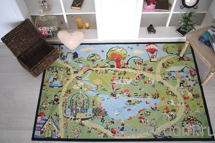 Детский развивающий ковер PTT Sorona Фантазия  Детский развивающий ковер PTT Sorona Фантазия