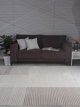 Современный ковер серый NENSI GL245A BROWN / BROWN