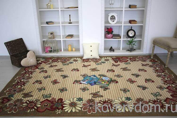 Детский ковер Бабочки 40554-01 Детский ковер Бабочки 40554-01