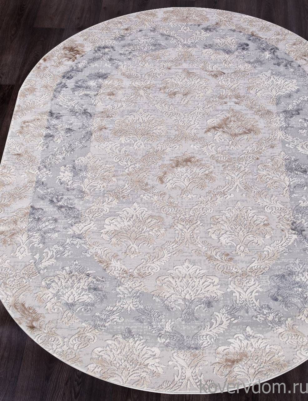 Ковер TOKIO 15503A BEIGE / GREY Овал