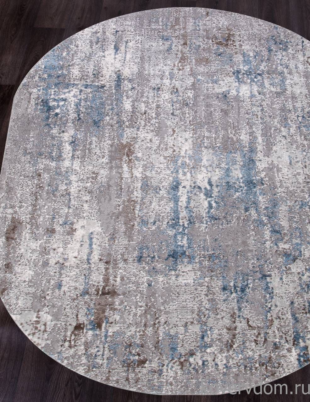 Ковер ARMINA 03856A BLUE / BLUE Овал Ковер ARMINA 03856A BLUE / BLUE Овал