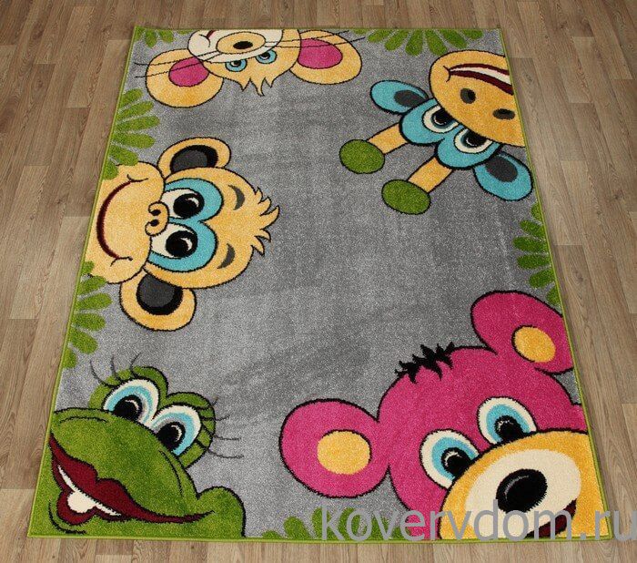 Ковер детский FUNKY TOP TIG graphite Ковер детский FUNKY TOP TIG graphite