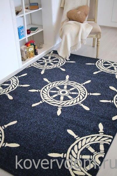 Ковер МОРСКОЙ со ШТУРВАЛОМ Ковер МОРСКОЙ со ШТУРВАЛОМ
