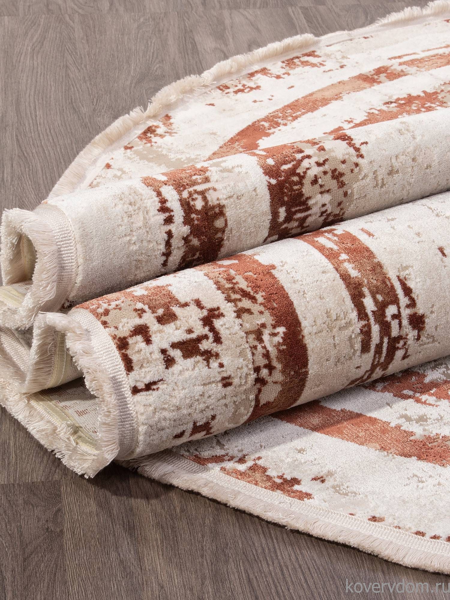 Ковер LISSABON SI053K BROWN / BROWN Овал Ковер LISSABON SI053K BROWN / BROWN Овал