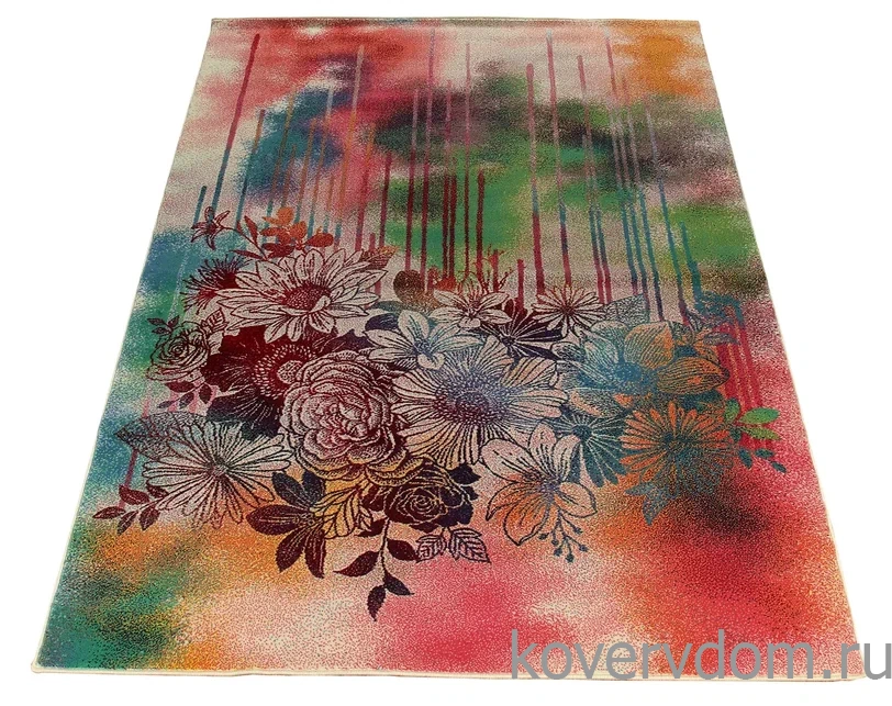 Шерстяной ковер Hunnu R Цветы 6A1883 175