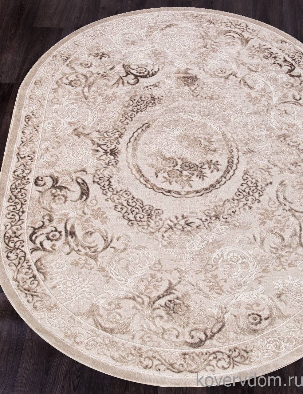 Ковер ARMINA 03701A BROWN / BROWN Овал Ковер ARMINA 03701A BROWN / BROWN Овал